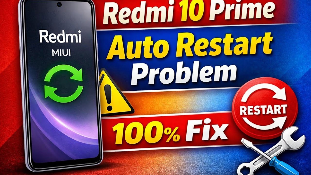 Redmi 10 Prime Auto Restart Fix 2025 | Restart Loop Problem Solution