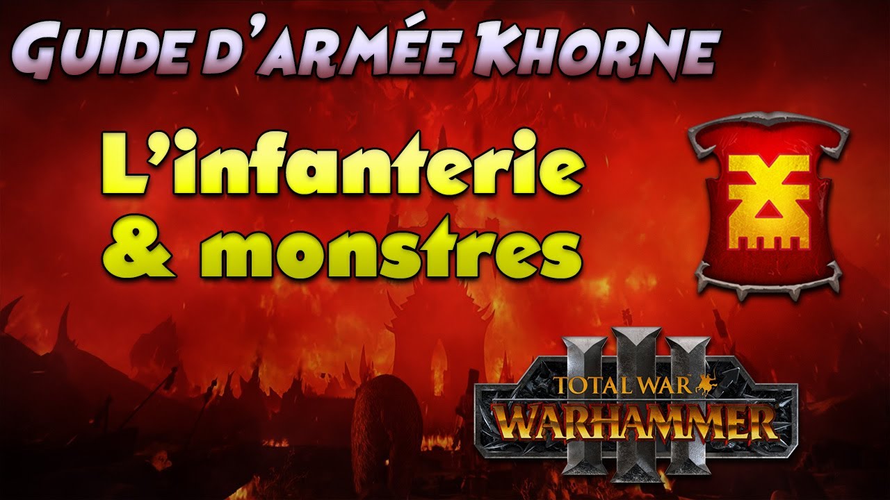 Guide d'armée Khorne - L'infanterie & monstres