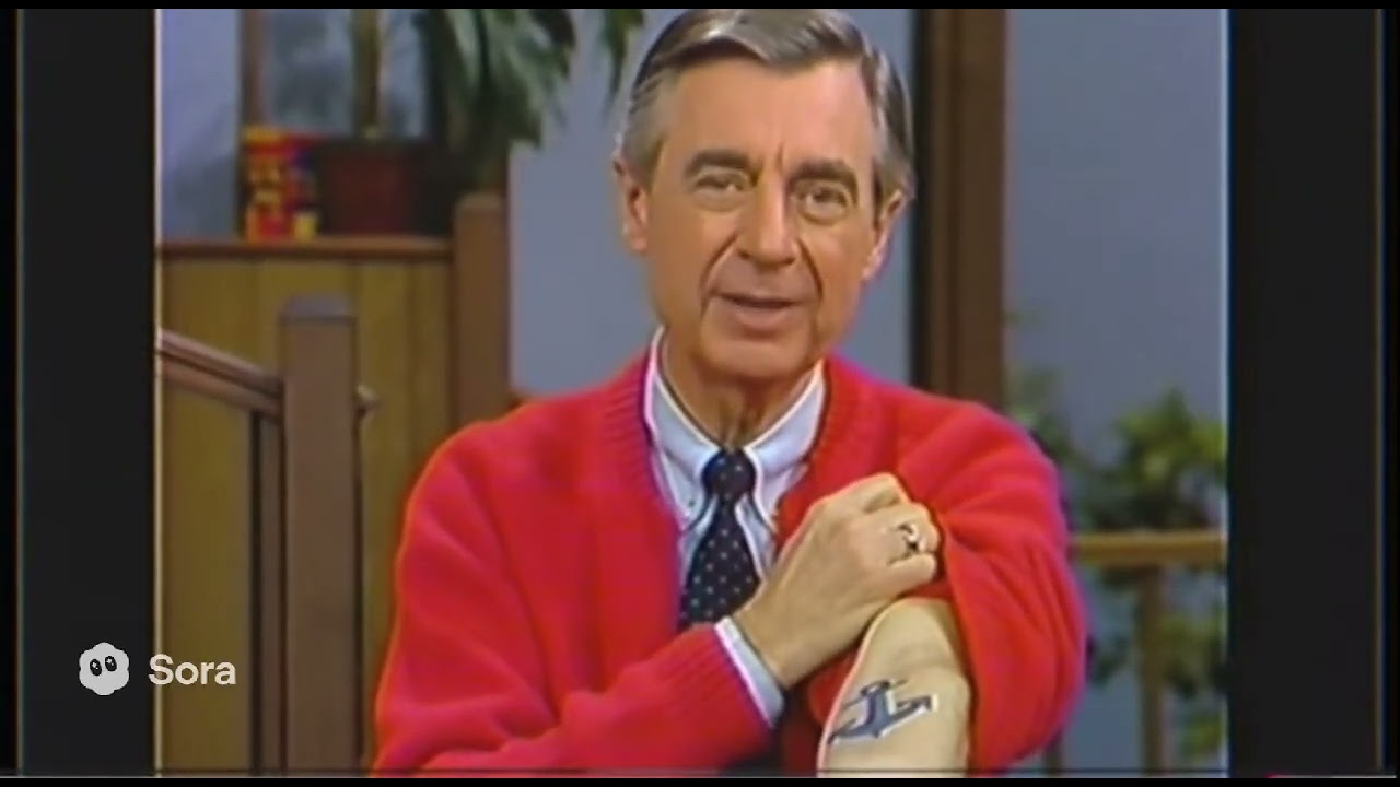 Mr Rogers Marine Corps Tattoo Reveal (Sora 2 AI Video)