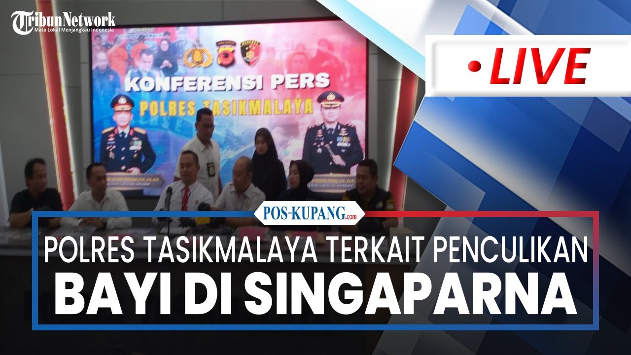 🔴LIVE: Polres Tasikmalaya Ungkap Kasus Penculikan Bayi Dua Bulan di Singaparna