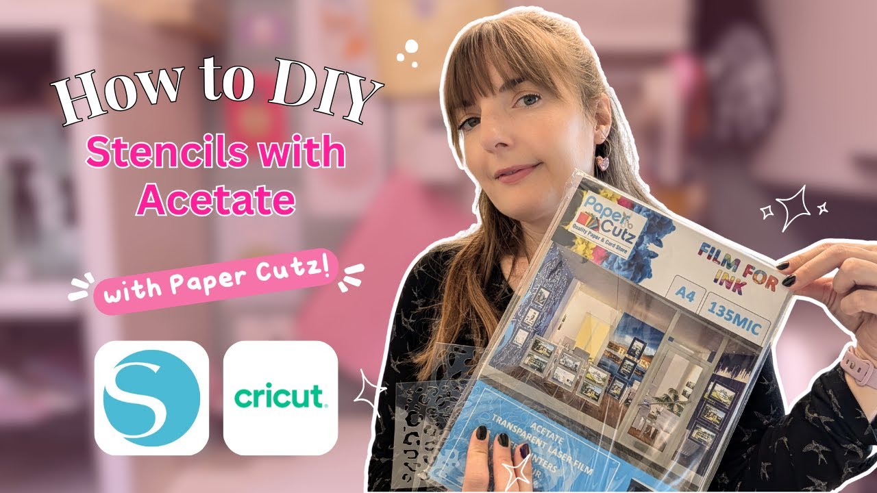 Acetate Stencil Tutorial: Create DIY Stencils Using Silhouette Cameo or Cricut