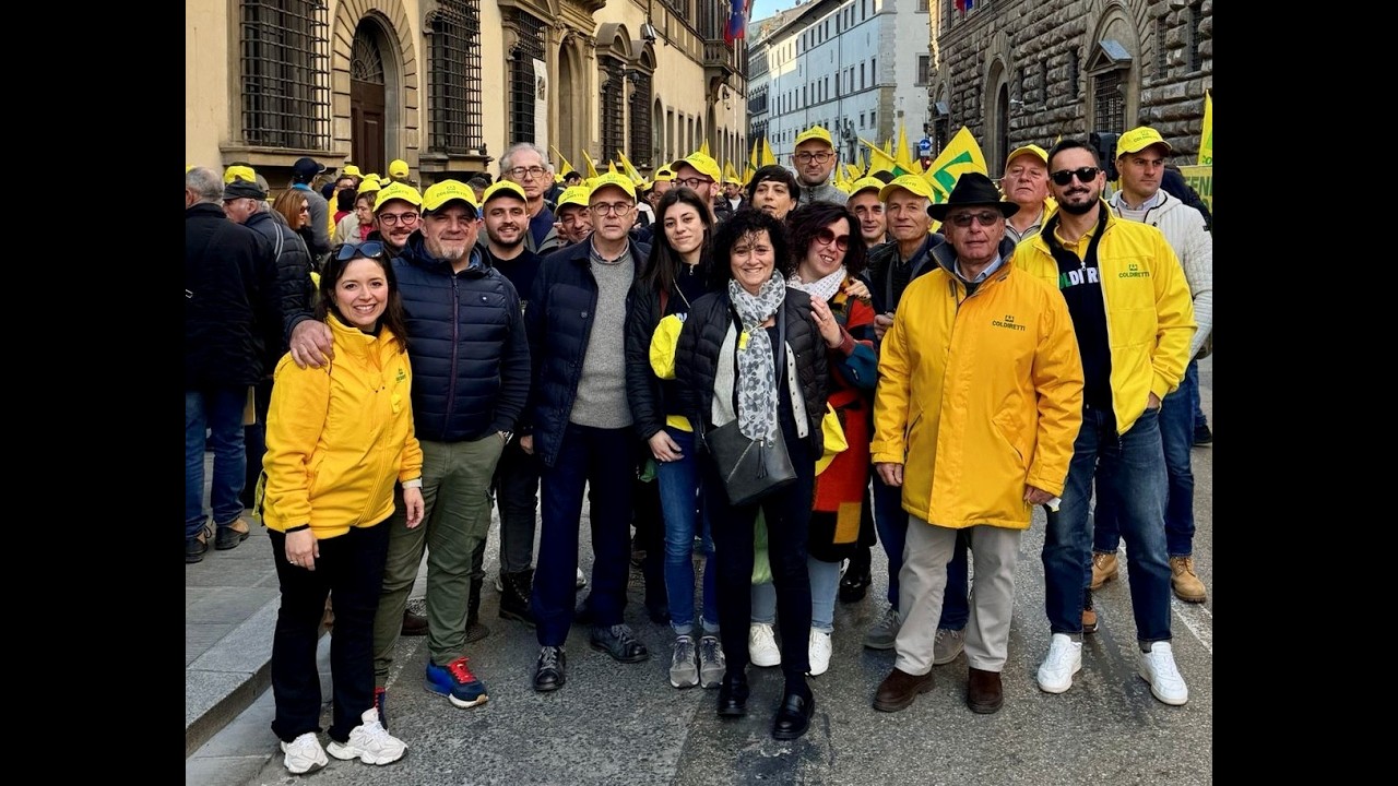 Firenze, la protesta degli agricoltori