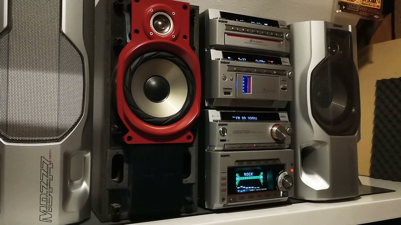 Sony HCD MD777 BASS excursión!