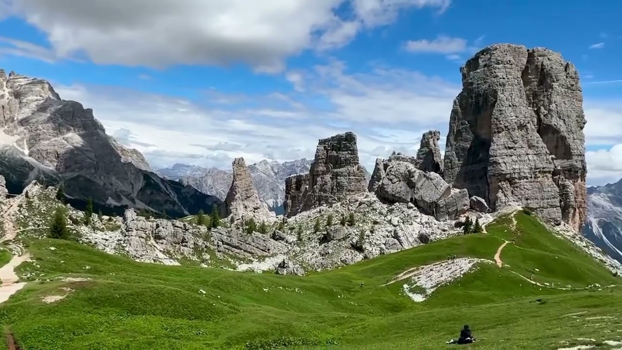 The Cinque Torri, Dolomites, Italy #nature #hiking #dolomites #italy