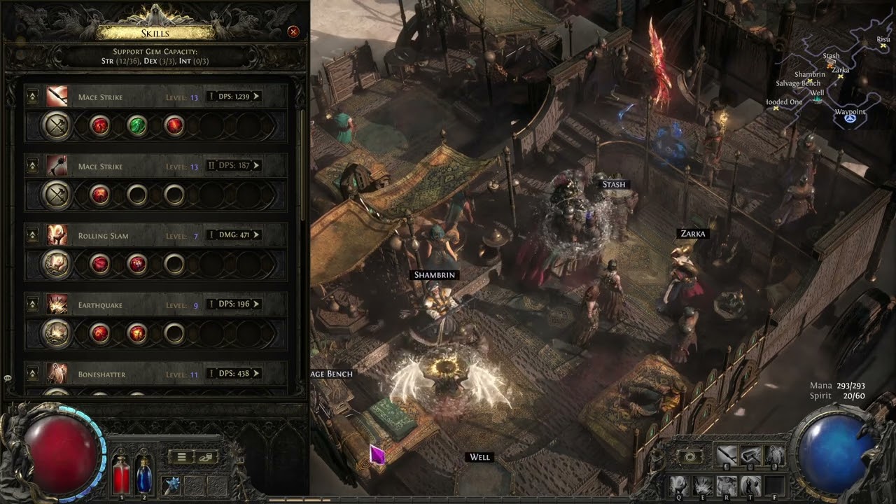 Path of Exile 2: как получить дополнительный слот для камня поддержки в базовом навыке?