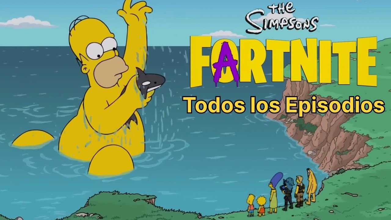 TODOS los EPISODIOS de Fortnite x Los Simpson | Todos los Cortos Animados En Español Latino