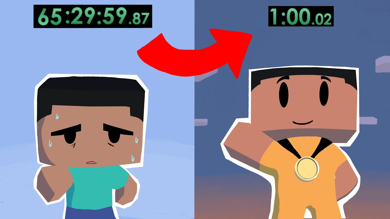  I Animated My First Minecraft Speedrun