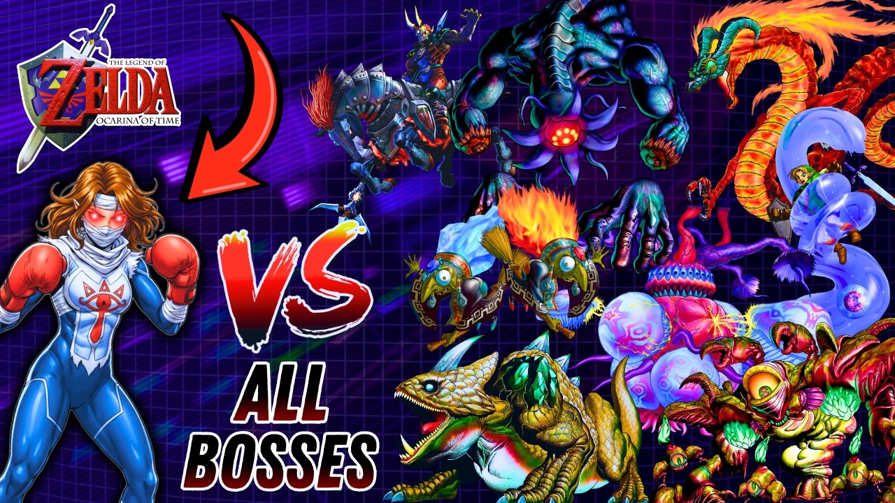 Roxy vs ALL BOSSES: Ocarina of Time CO‑OP