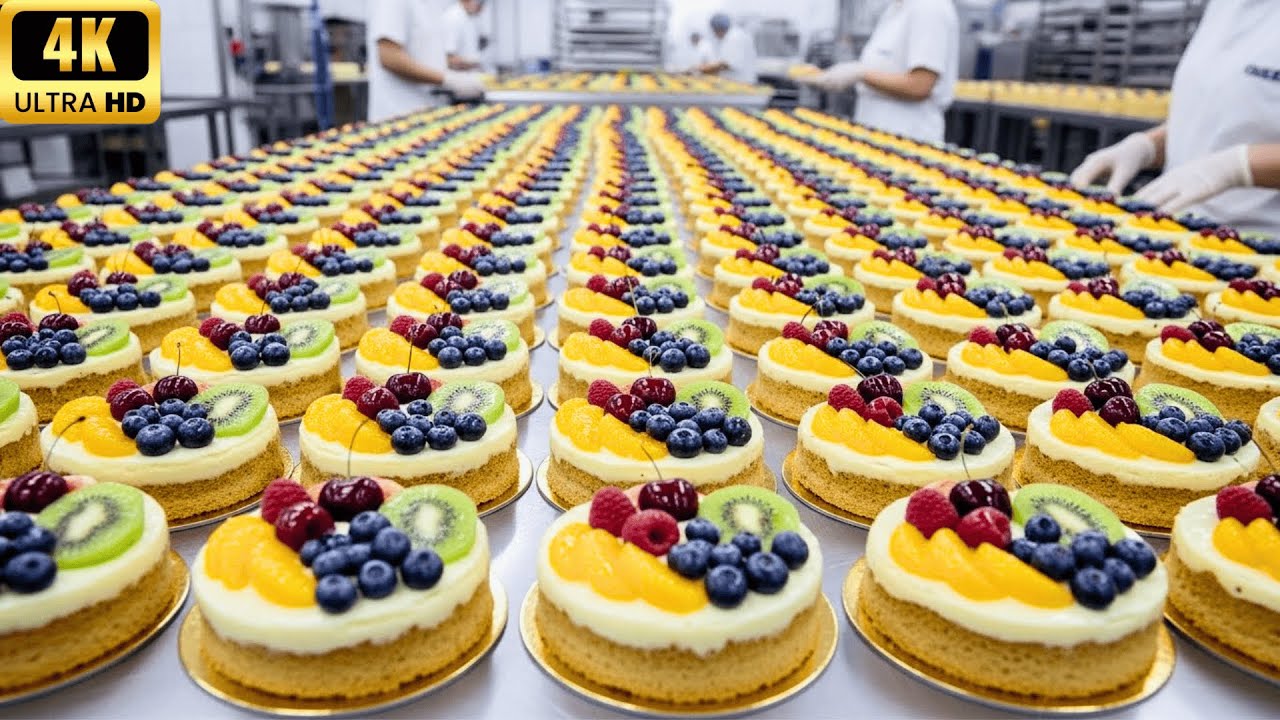 Christmas Cakes | Amazing fruit cake series production (Full Process)