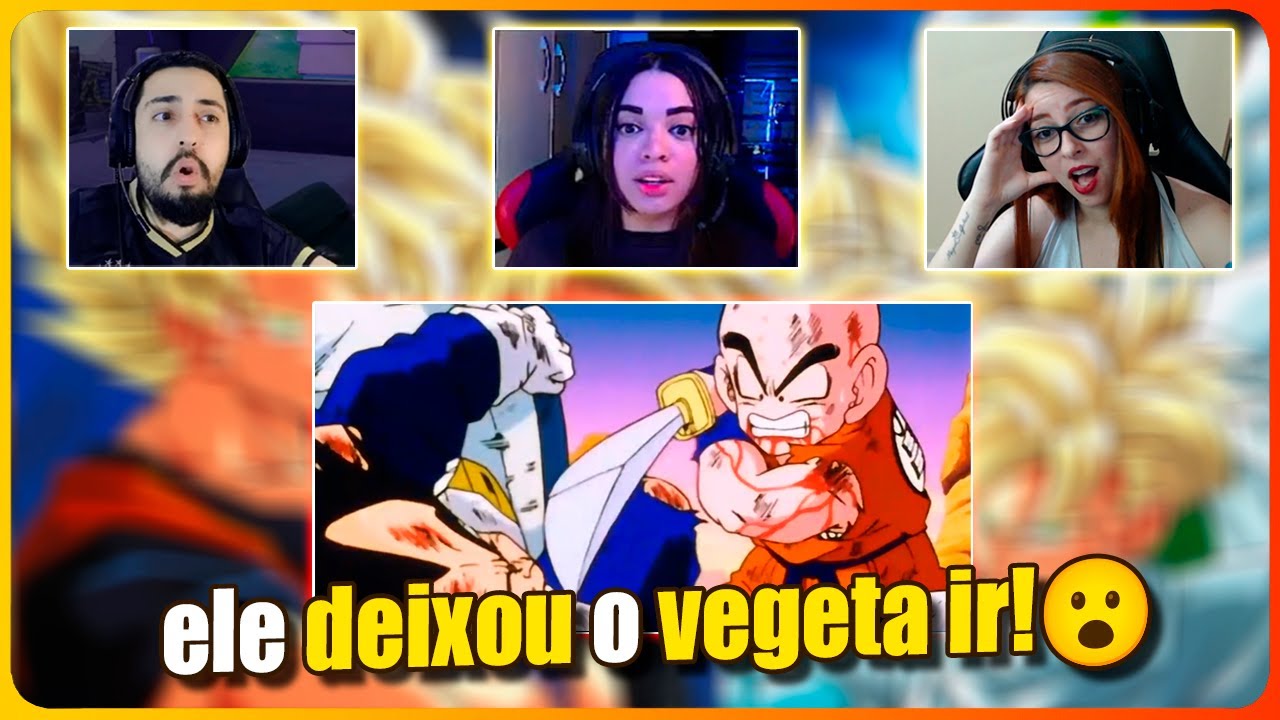 Vendo Goku deixa Vegeta ir 😮| MULTI - REACT | Dragon Ball Z - EP 35