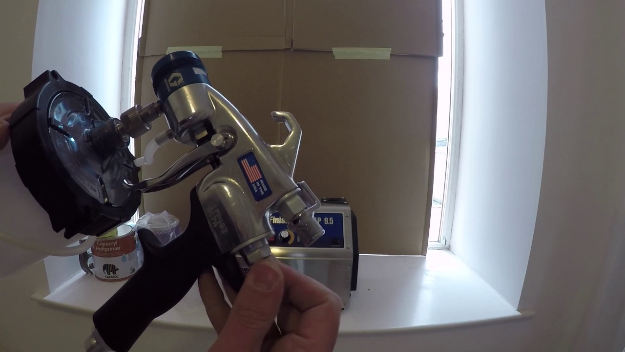 UN BOXING Graco Finish pro 9.5 HVLP Sprayer, Smart Start + Edge 2 plus