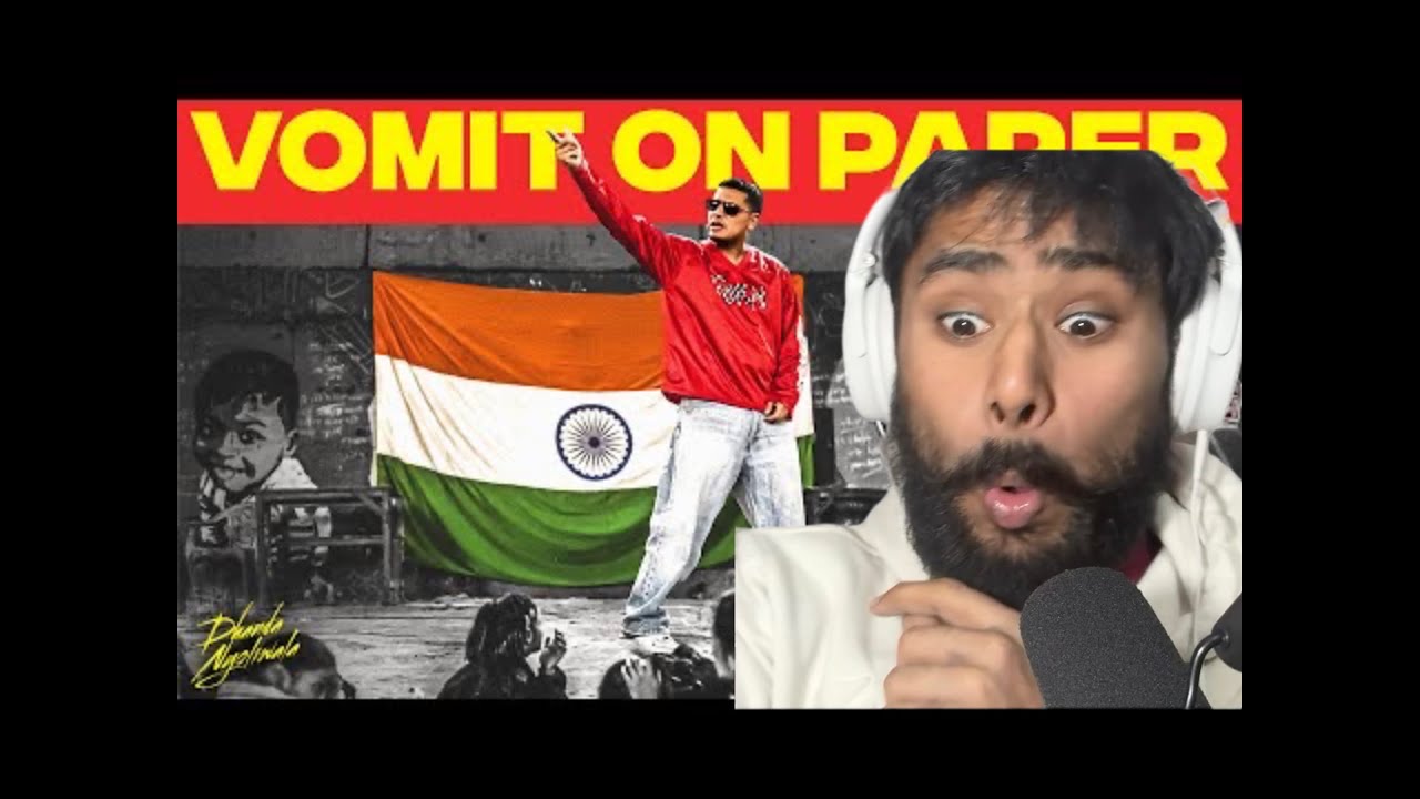 WTF!!FIRST EVER REACTION TO Dhanda Nyoliwala - Vomit On Paper (Official Music Video)