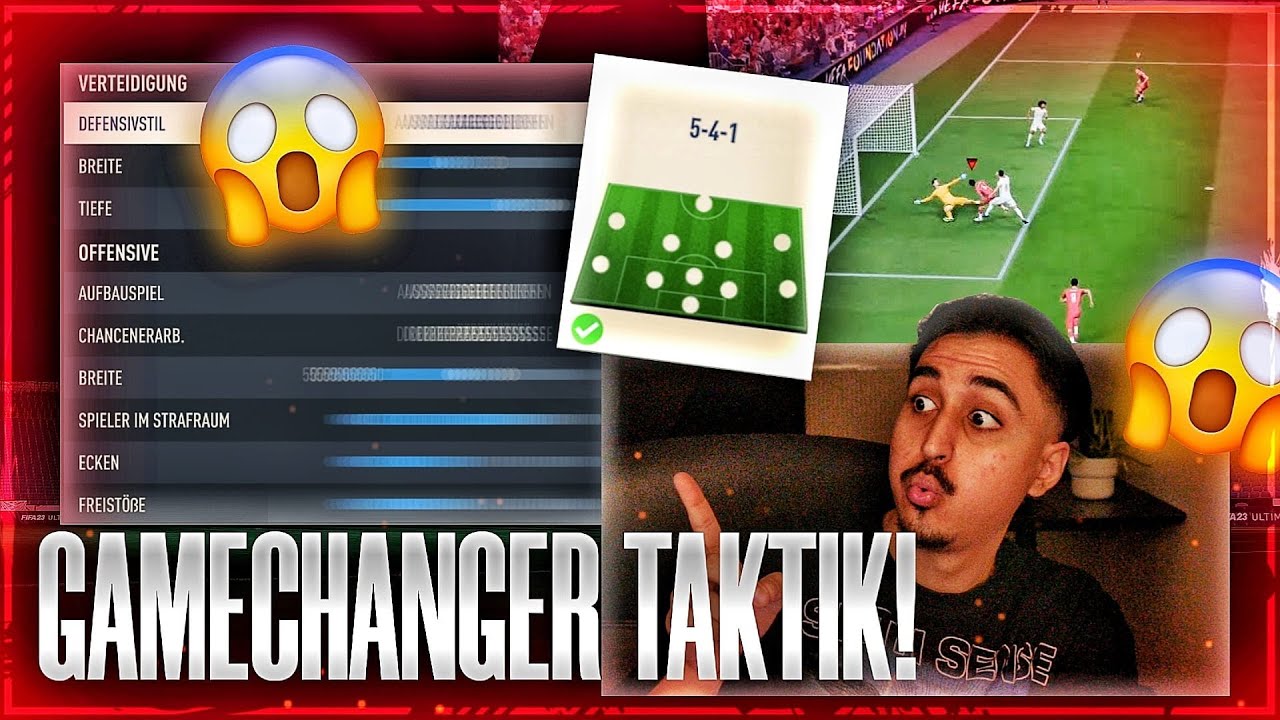 DIE AKTUELL BESTE META TAKTIK: 5-4-1 TAKTIKEN & ANWEISUNGEN😱- NIE WIEDER TORE KASSIEREN🔥I FIFA 23