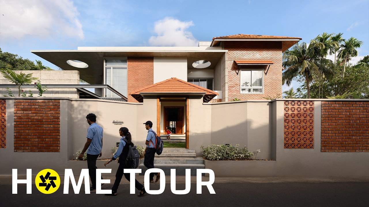 This Modern Kerala Home is Built Around Light & Courtyard! (House Tour)