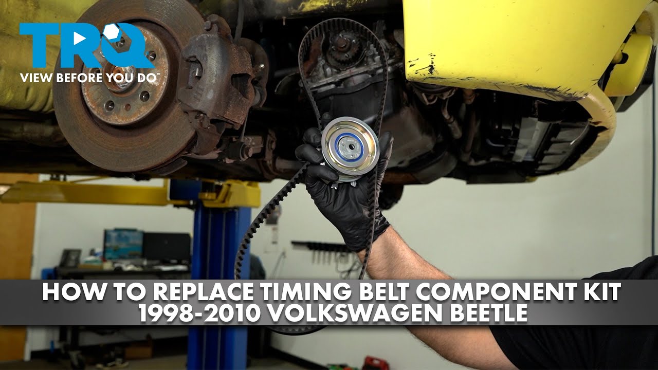 Как заменить ремень ГРМ и комплект компонентов на Volkswagen Beetle 1998-2010 гг.