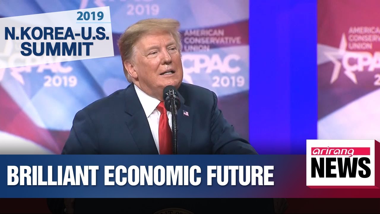 U.S. President Trump reiterates N. Korea's potentional to become great economic power