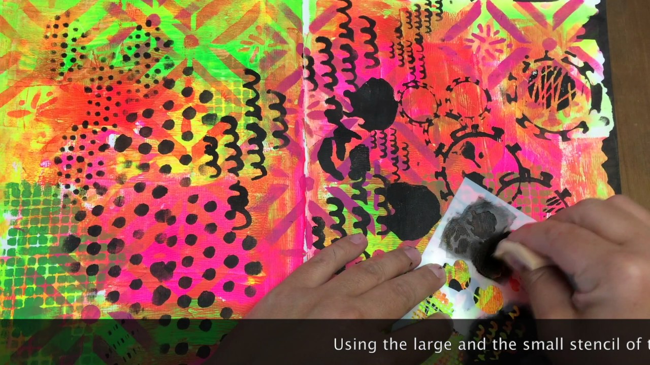 The basics of how to use stencils - with ART BY MARLENE