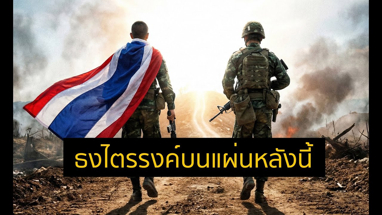 ธงไตรรงค์บนแผ่นหลังนี้ MV.