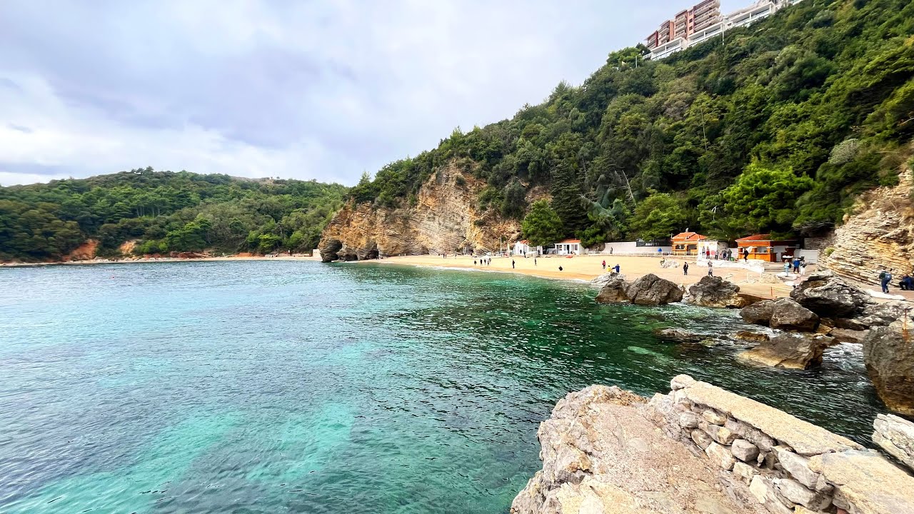 Relaxing Walk to Mogren Beach, Budva Montenegro