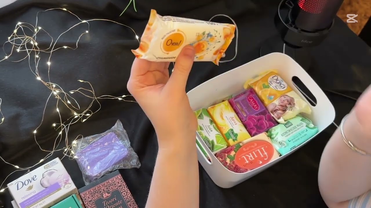 АСМР шуршим мылом / хруст упаковки 