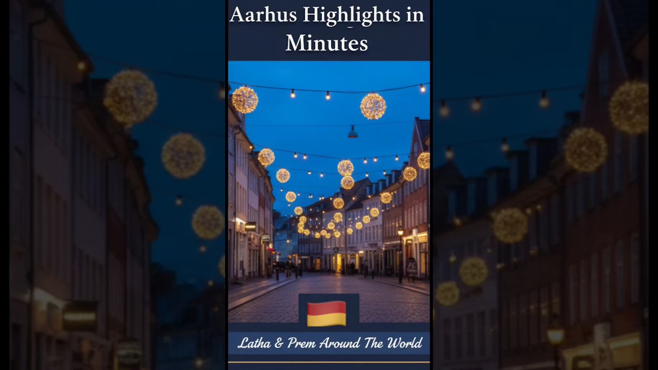 Aarhus Highlights in Minutes! 🚍✨ | Denmark’s Art, Architecture & Smart Design 