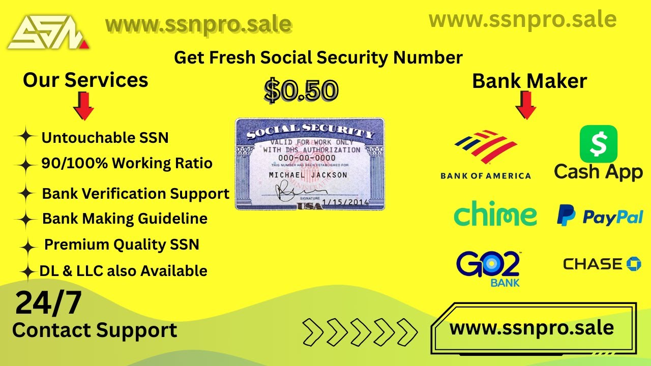 How to Buy Real SSN Number in 2025||Cashapp SSN | Bank SSN | PayPal SSN | Verified SSN