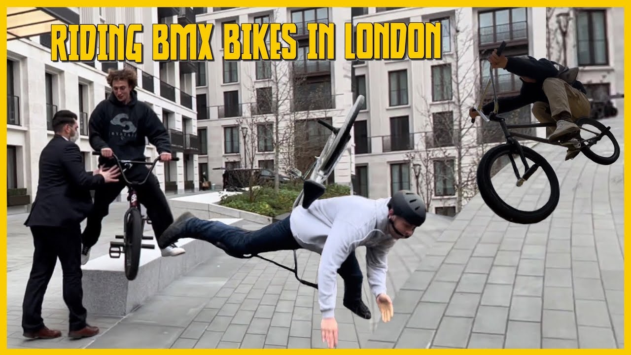 Riding BMX Bikes In LONDON!