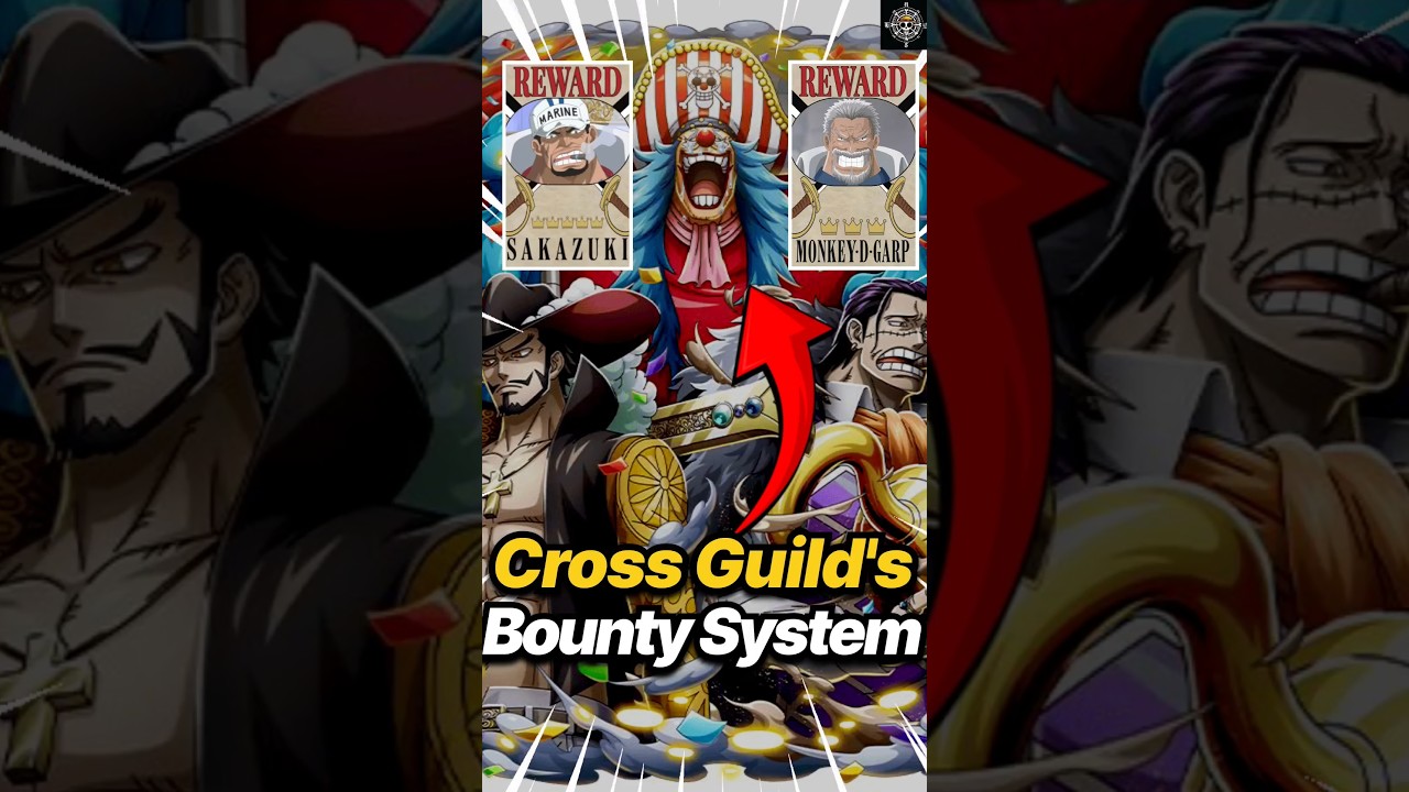 How Cross Guild's Bounty System Works 🤔❗| #anime #onepiece #crossguild #garp #ytshorts #animania1
