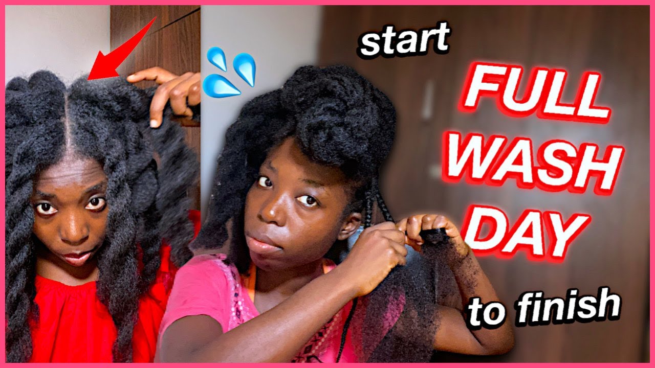 My realistic LENGTH RETENTION washday routine start to finish (harmattan/winter)
