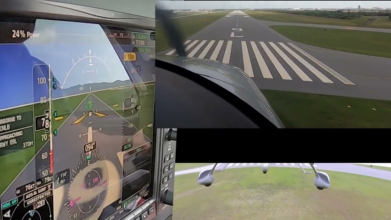 KMLB ATC shines as I break in a new CFI; wink  wink.