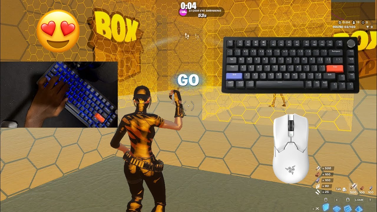 DrunkDeer A75 ASMR 😴 Box PvP 📦 Satisfying Keyboard Fortnite 540 FPS Smooth 4K