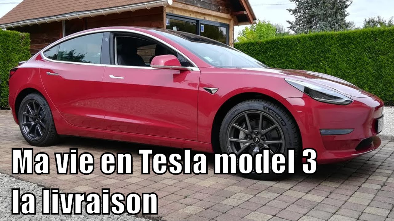 Ma vie en Tesla model 3 la livraison d'Elektra par Éléctron libre