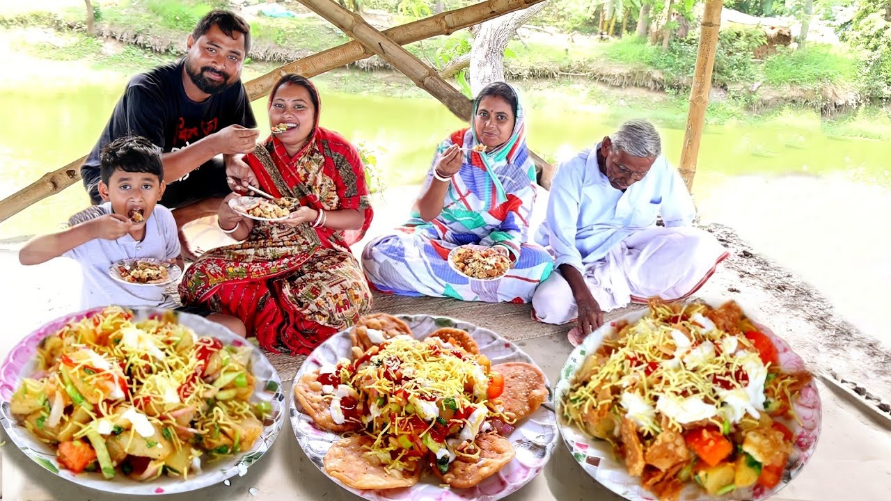বৃষ্টির দিনে বাড়িতে বানানো আলুচাট ,পাপড়ি চাট দেখলেই জিভে জল আসবে || চাটপাতা আলুচাট||aloo chat recipe