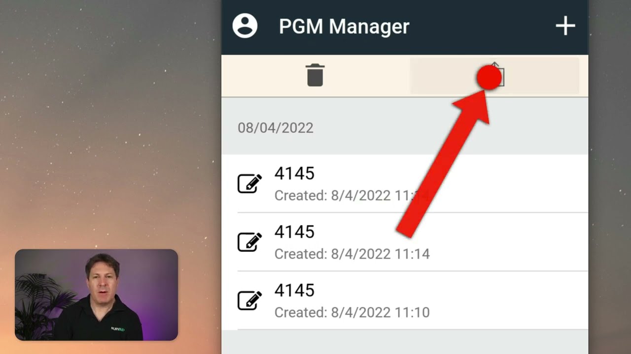 SurvAid - PGM Manager App Overview