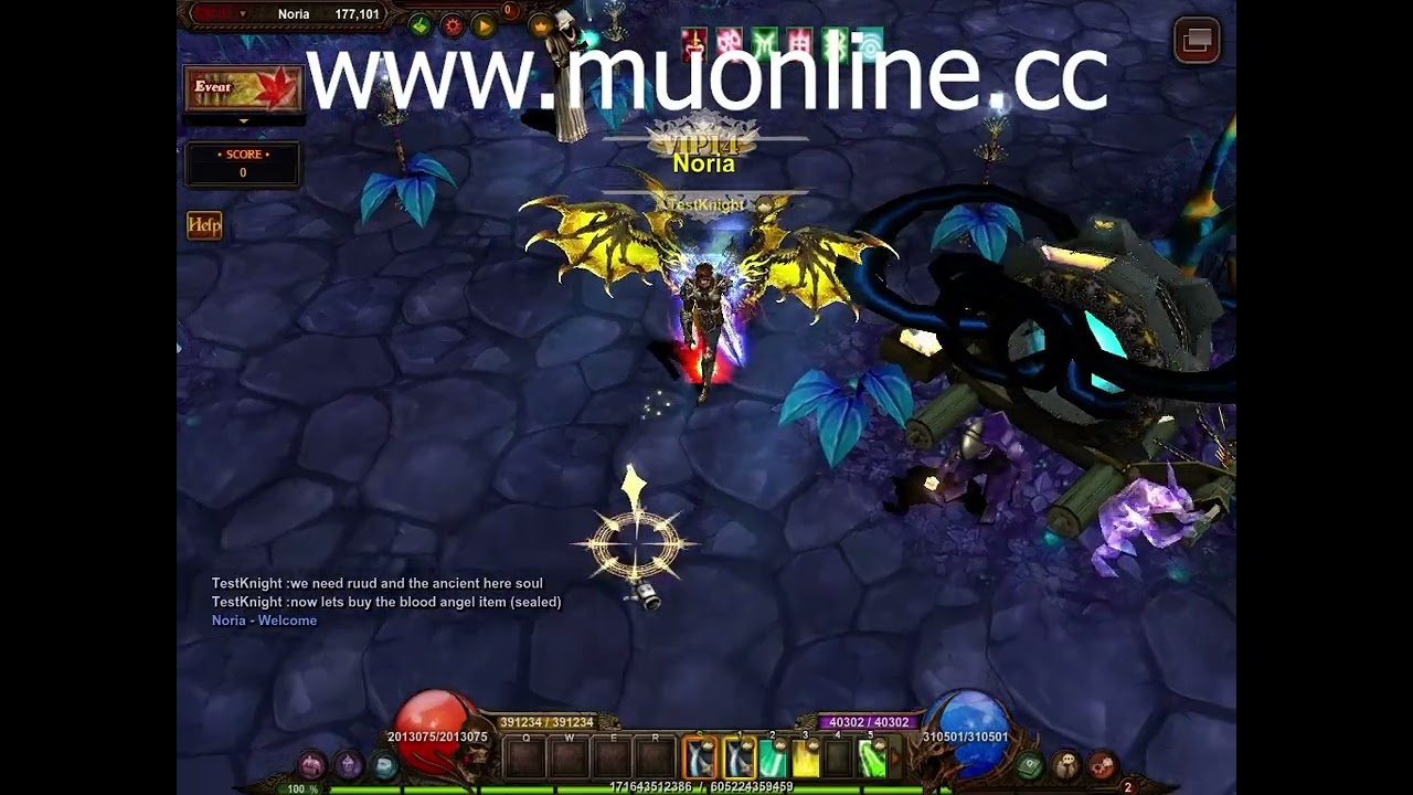 Mu online, spend ruud to create blood angel items - using ancient hero soul - muonline season 18