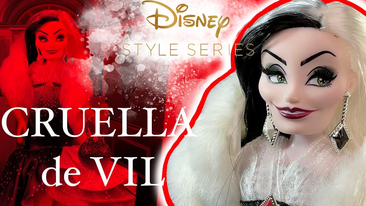 Disney Style Series - Cruella de Vil unboxing & review! | Hasbro’s best job? ❤️🖤🤍