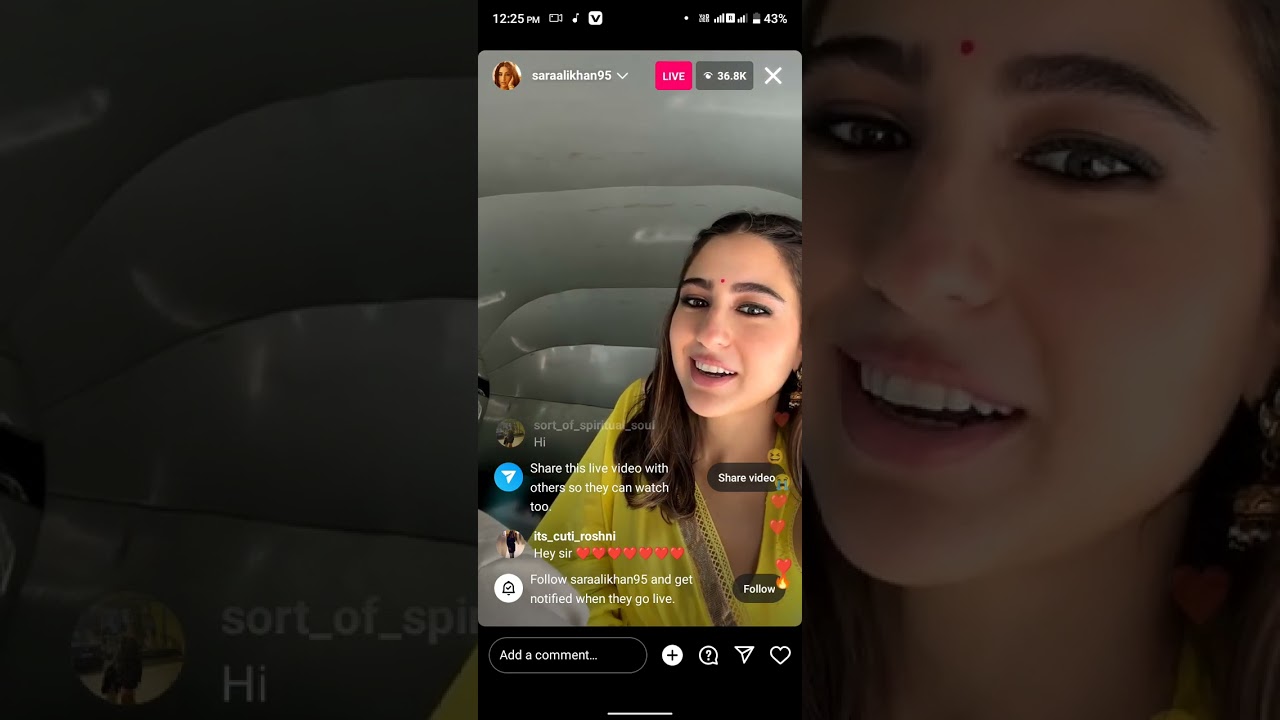 sara ali khan and vickykaushal live video #instagram