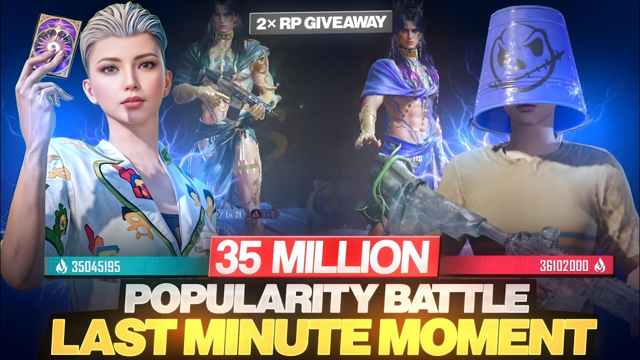 🌎35 MILLION POPULARITY SNIPE ON LAST MINUTE 😈  | EGO POPULARITY BATTLE 🥵 |#theamitgaming #egobattle 