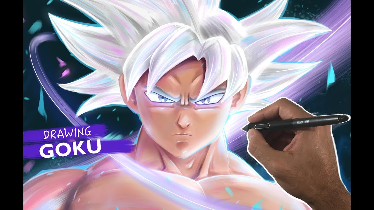 DRAWING GOKU MASTERED ULTRA INSTINCT!