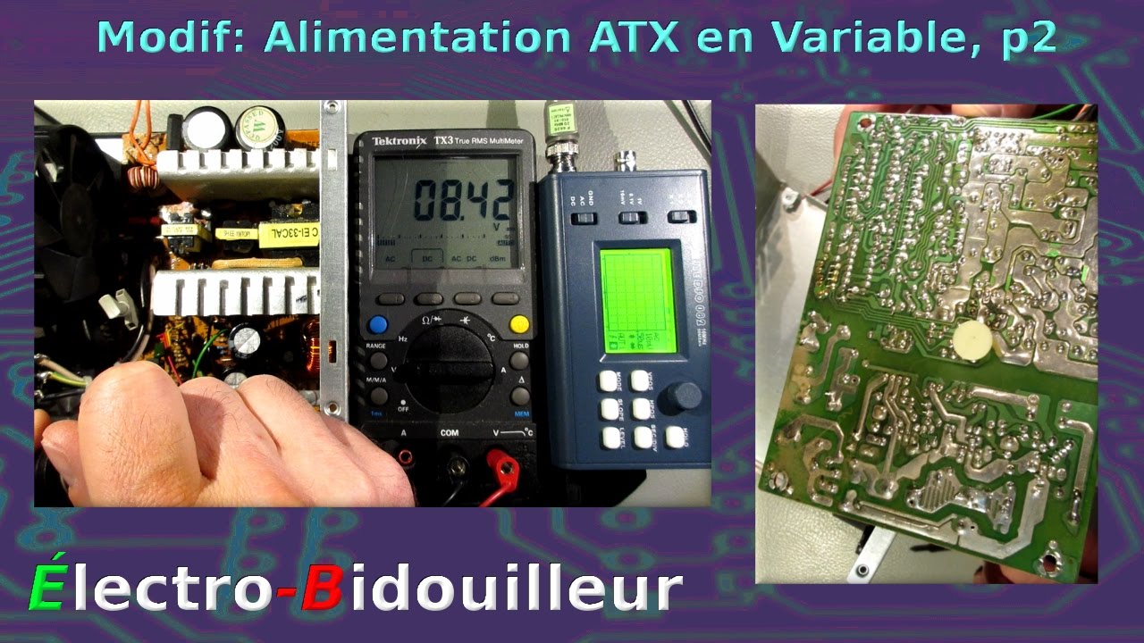 EB_#147 Modification d'une Alimentation de PC en Alimentation Variable, Partie 2