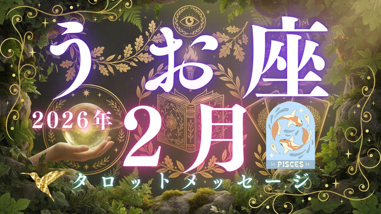 うお座さん本来の精神世界への繋がりを思い出す🫂【2026年2月　うお座さんへメッセージ】