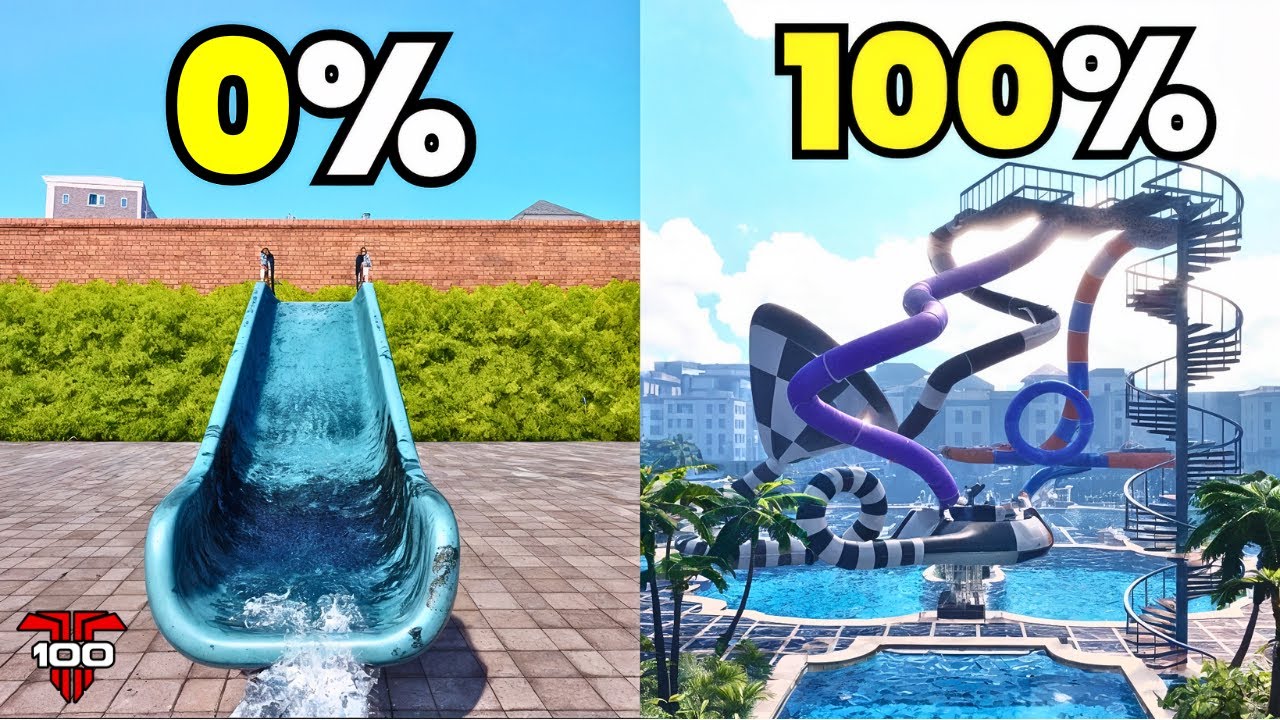 So sieht ein 5 Sterne Luxus-Wasserpark f&uuml;r 1.500.000$ aus | 100% Waterpark Simulator