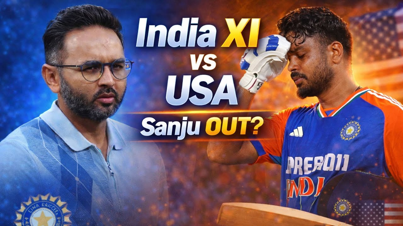 Parthiv Patel Picks India XI vs USA | Sanju Samson Dropped? | T20 World Cup 2026 News Indian Team