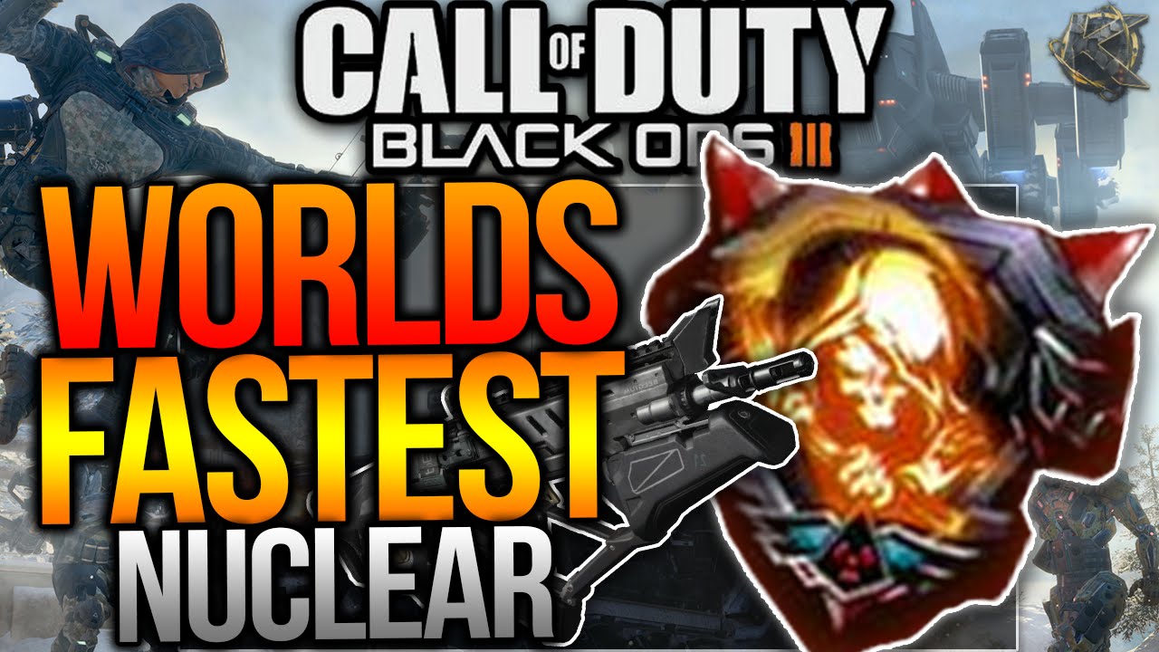 Black Ops 3 - 2:14 WORLDS FASTEST NUCLEAR! - Fastest Nuclear in Black Ops 3! (COD BO3 Fast Nuclear)