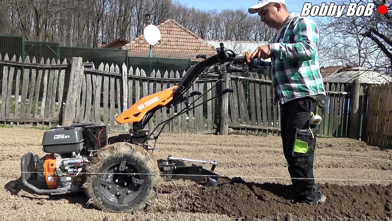 Biloane cartofi cu motocultivator O'Mac si rarita reglabila