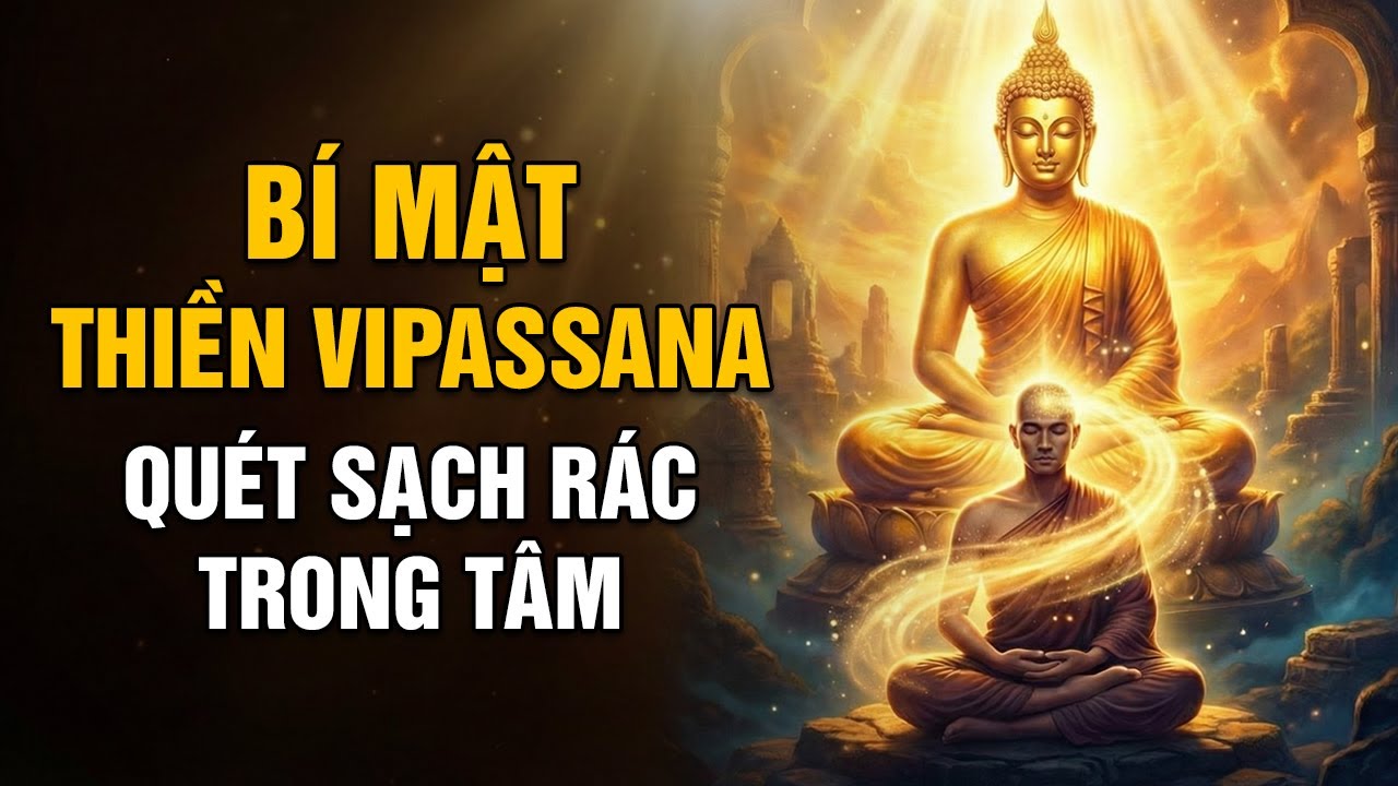 Bí mật Thiền Vipassana: Kỹ thuật QUÉT SẠCH rác rưởi trong tâm | Tâm Pháp Giới