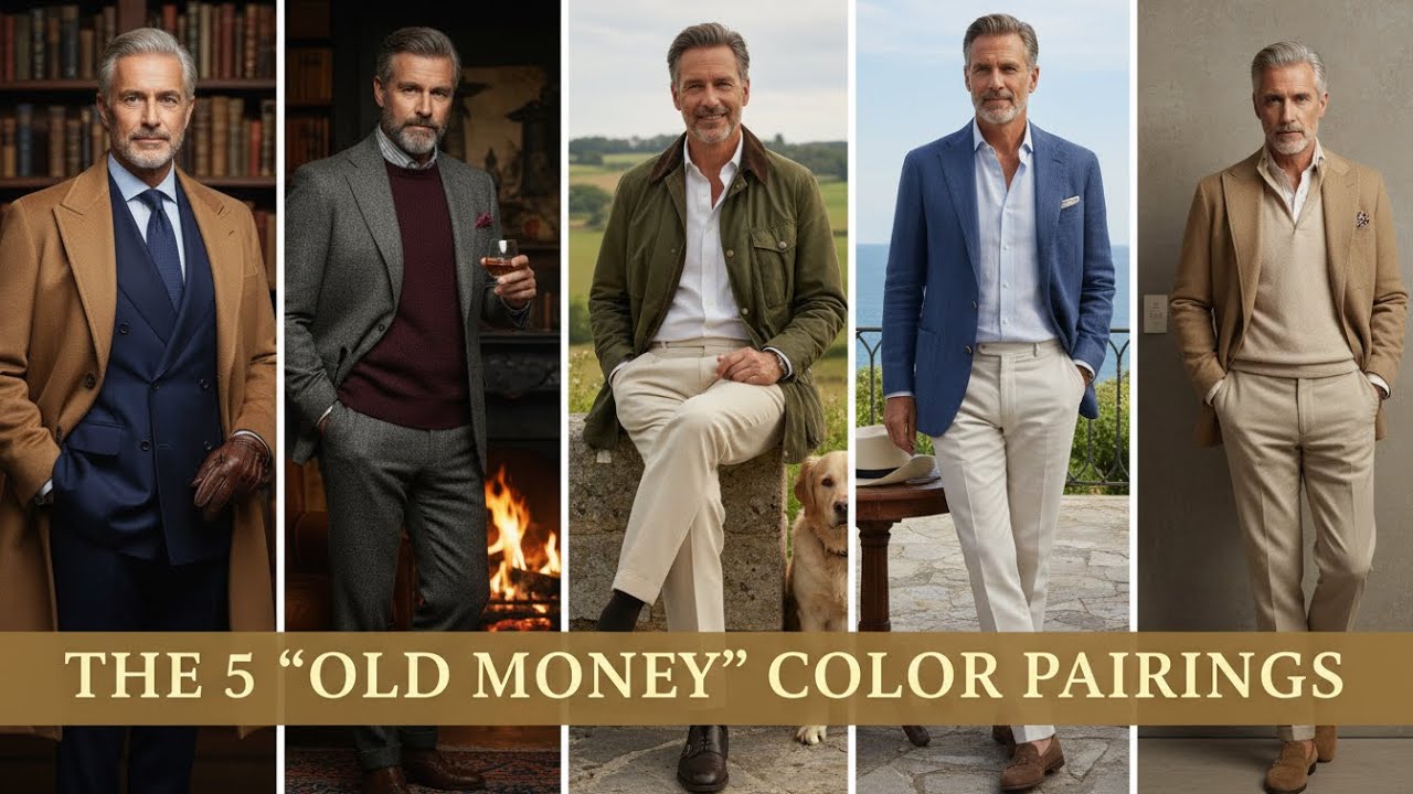5 Color Pairings That Always Look Good for Men U50 | Old Money Style