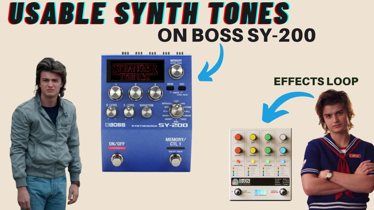 Boss SY-200 Recreating popular synth tones // Harry Styles, Post Malone, DJO and more