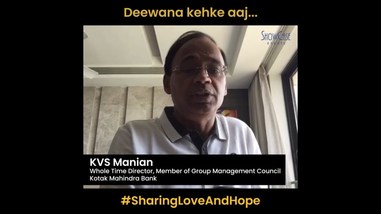 Sharing Love and Hope | KVS Manian | #StayHome #StaySafe