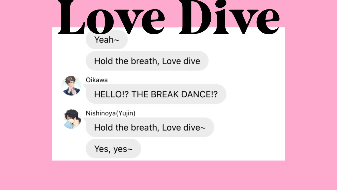 [Haikyuu Texts] Love Dive - IVE || Haikyuu as IVE ||